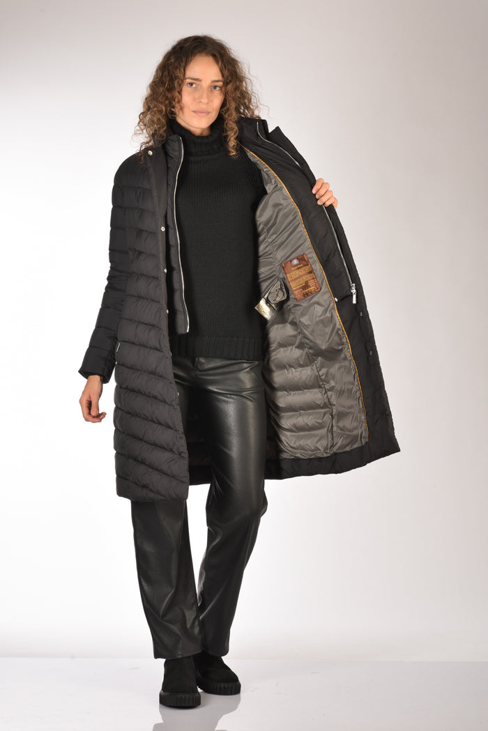 Moorer Piumino Odette Nero Donna - 6