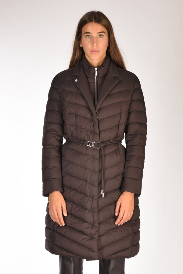 Moorer Piumino Odette Marrone Donna-2