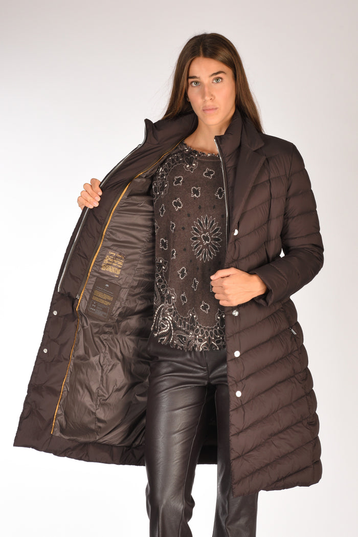 Moorer Piumino Odette Marrone Donna - 7