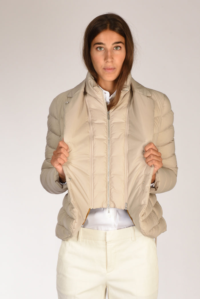Moorer Piumino Faenza Beige Donna - 7
