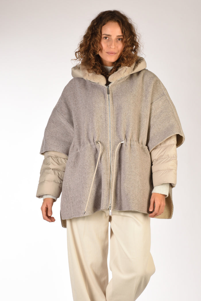 Moorer Piumino Raja Beige Chiaro/beige Donna - 1