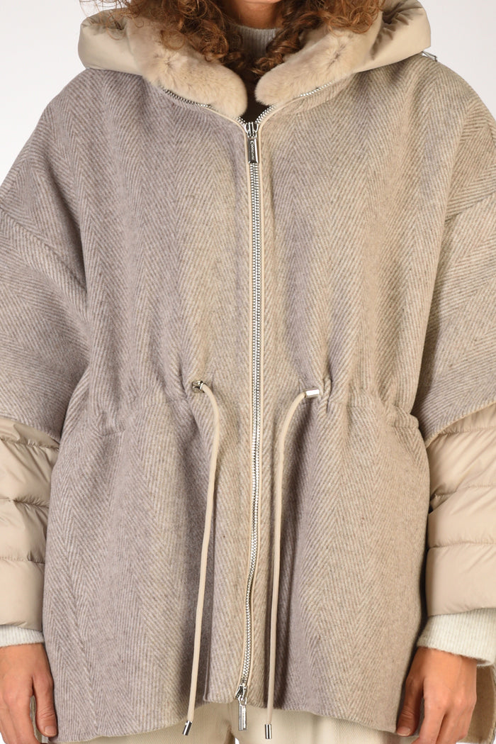 Moorer Piumino Raja Beige Chiaro/beige Donna - 3