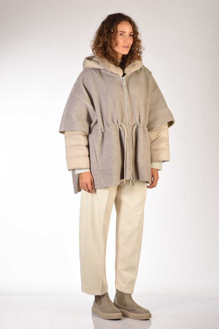 Moorer Piumino Raja Beige Chiaro/beige Donna - 4