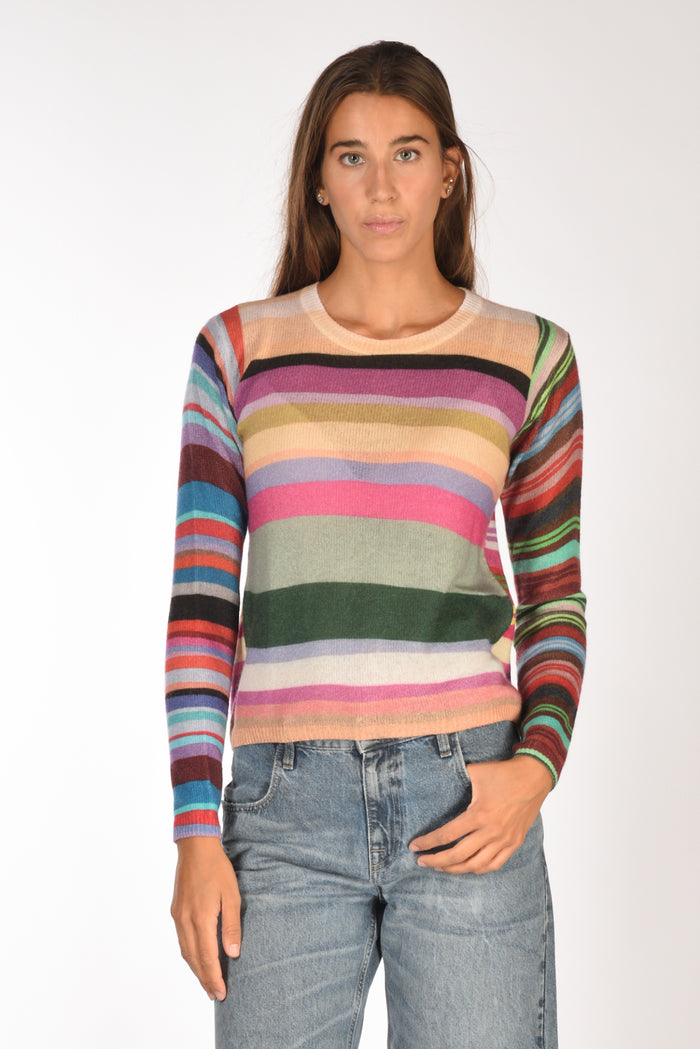 In Bed With You Maglia Stampata Multicolor Donna - 1
