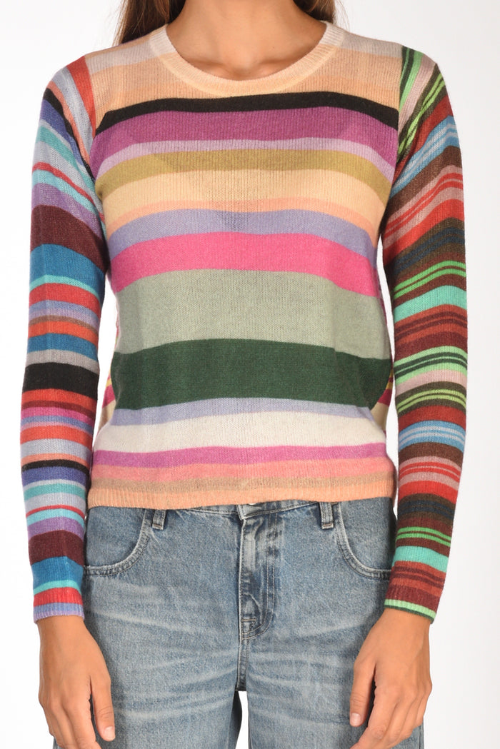 In Bed With You Maglia Stampata Multicolor Donna - 3