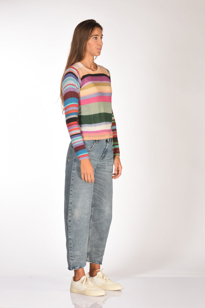 In Bed With You Maglia Stampata Multicolor Donna - 4