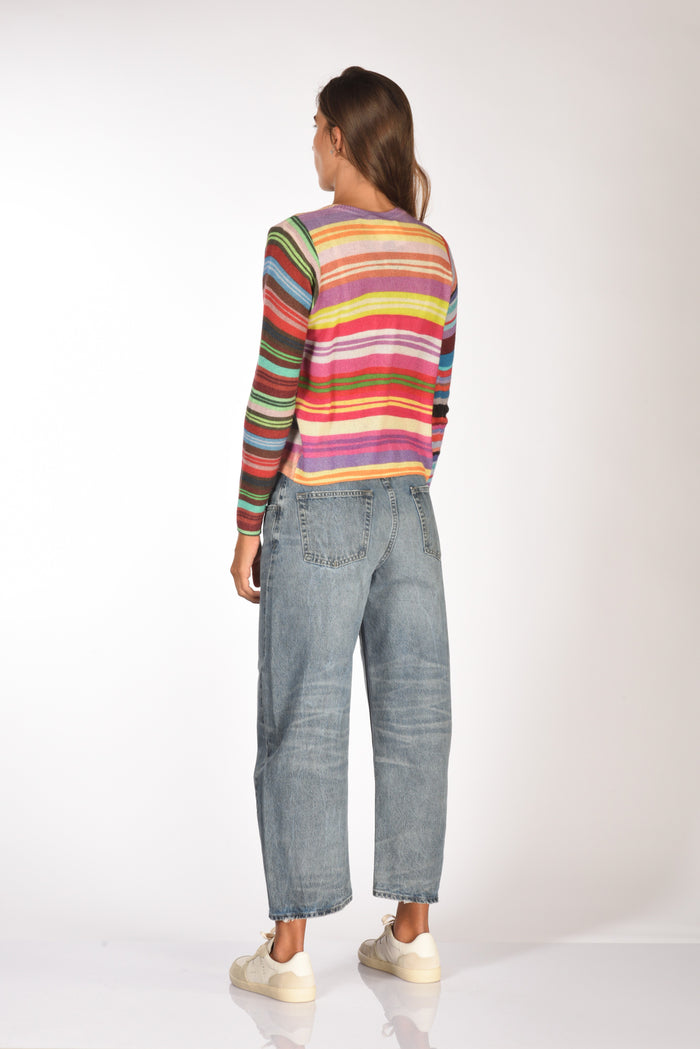 In Bed With You Maglia Stampata Multicolor Donna - 5