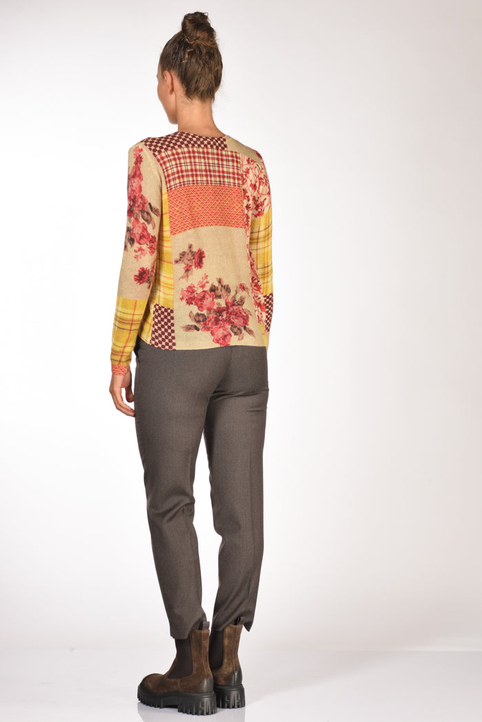 In Bed With You Maglia Stampata Beige/multicolor Donna - 5