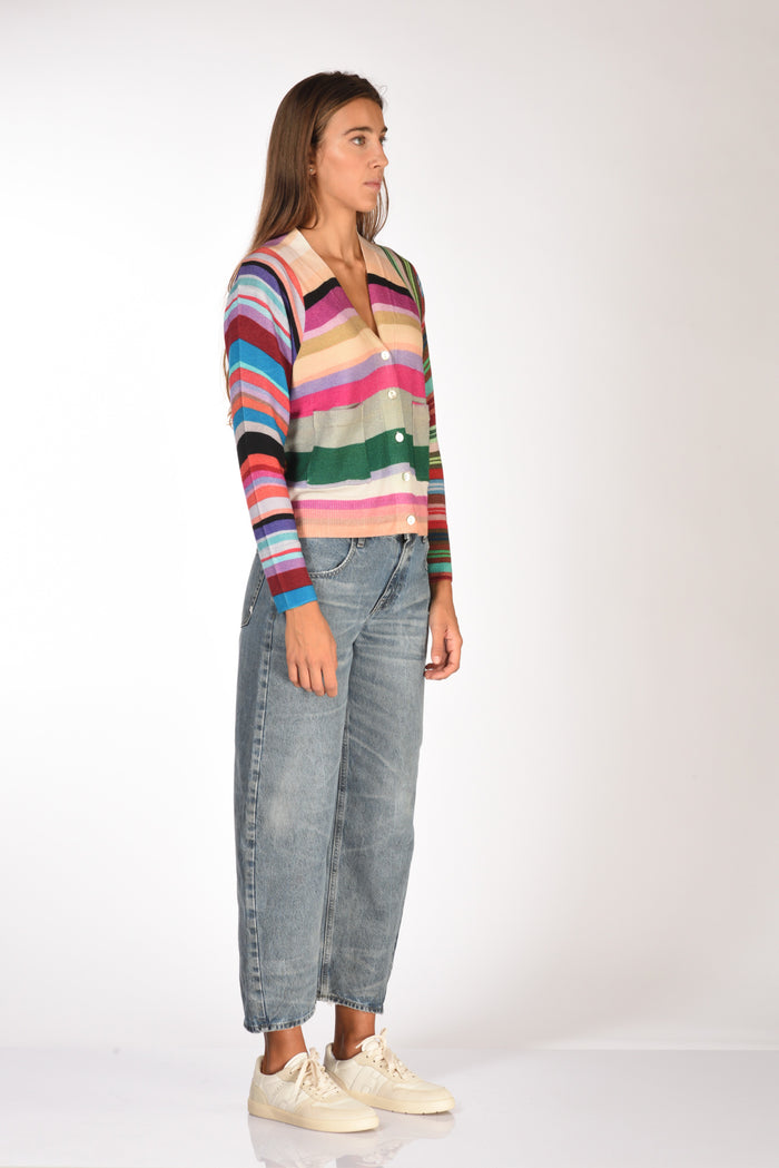 In Bed With You Maglia Stampata Multicolor Donna - 4