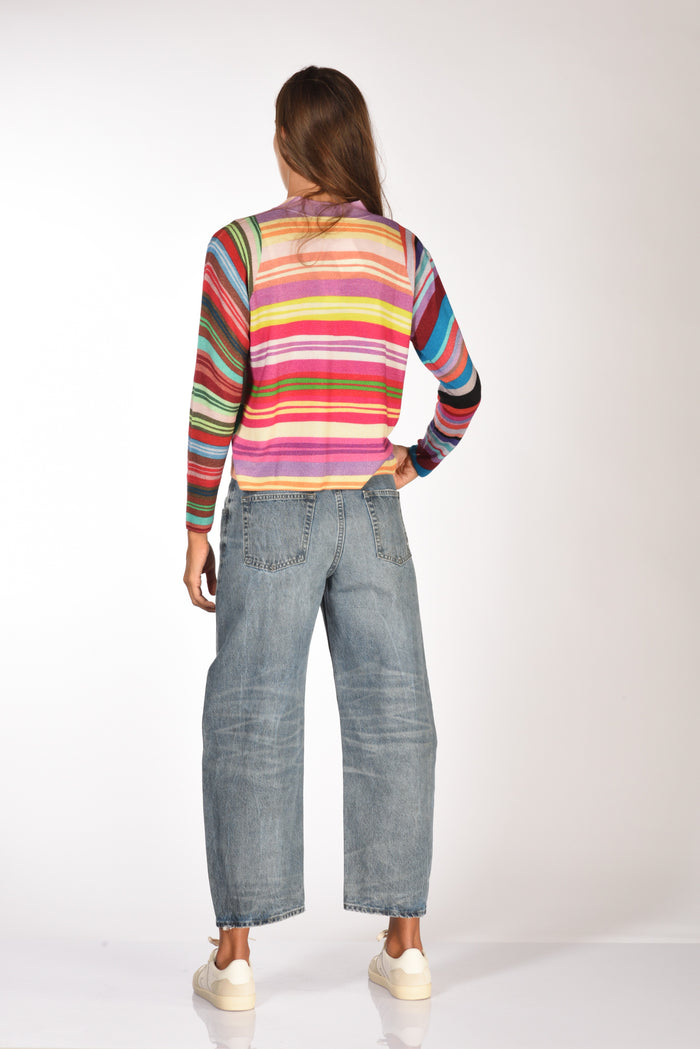 In Bed With You Maglia Stampata Multicolor Donna - 5