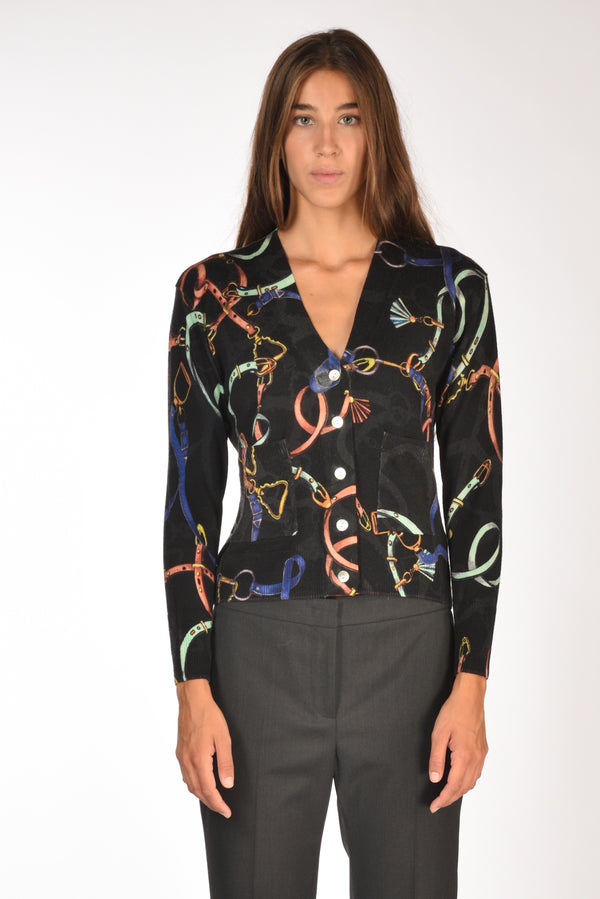 In Bed With You Maglia Stampata Nero/multicolor Donna-2