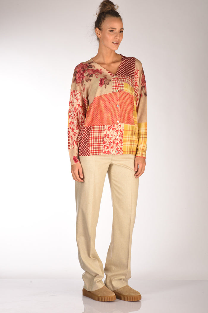In Bed With You Maglia Stampata Beige/multicolor Donna - 4