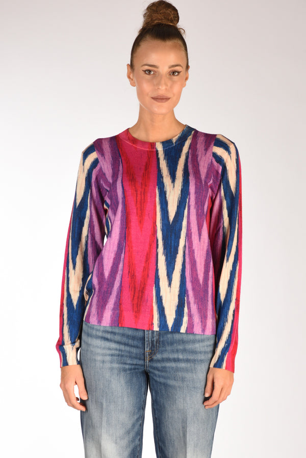 In Bed With You Maglia Stampata Rosa/viola Donna-2