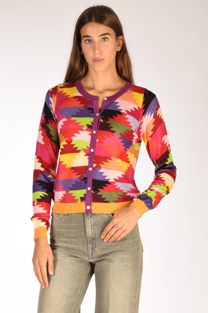 In Bed With You Maglia Stampata Multicolor Donna - 1