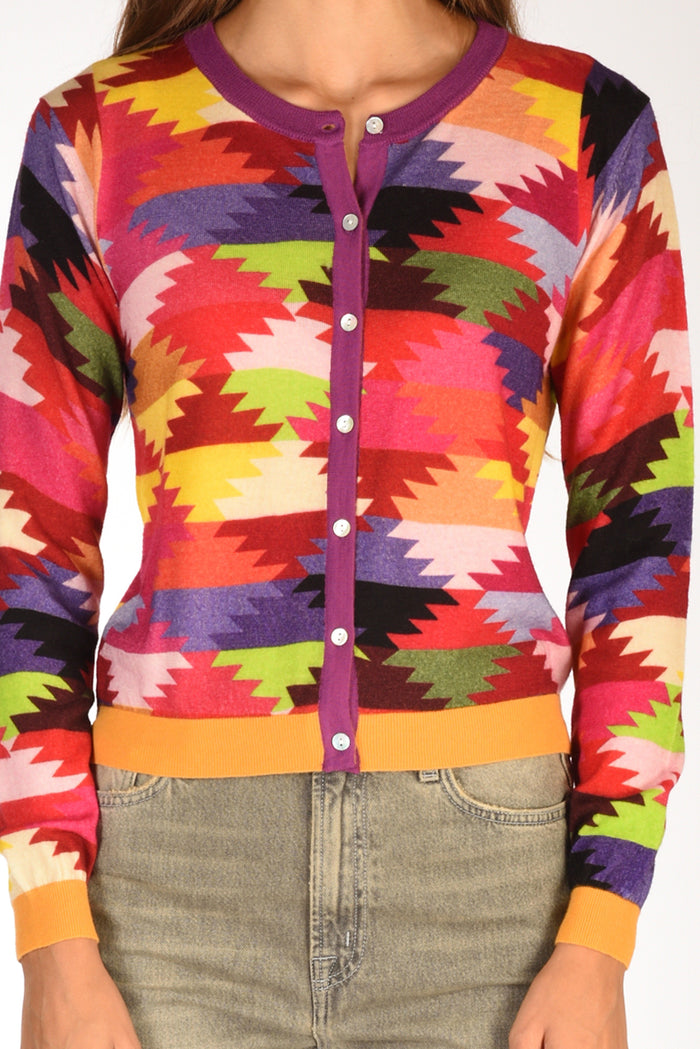 In Bed With You Maglia Stampata Multicolor Donna - 3