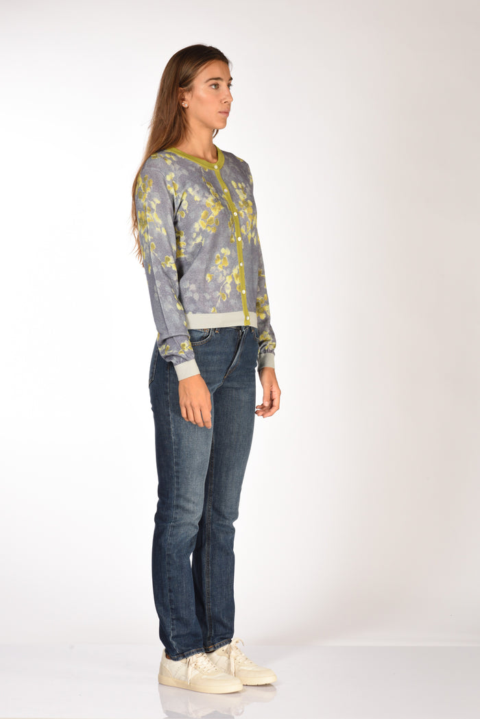 In Bed With You Maglia Stampata Viola/verde/giallo Donna - 4