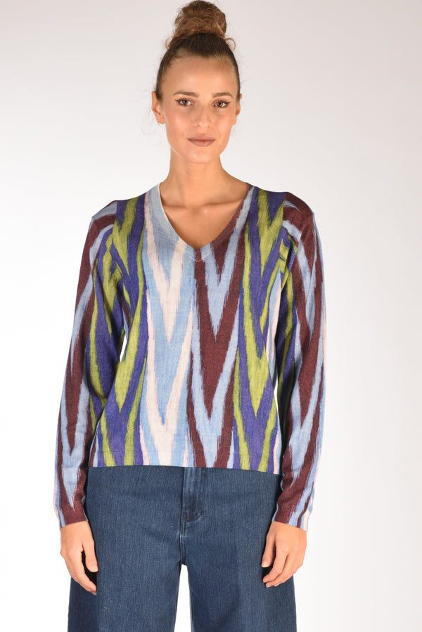 In Bed With You Maglia Stampata Multicolor Donna-2