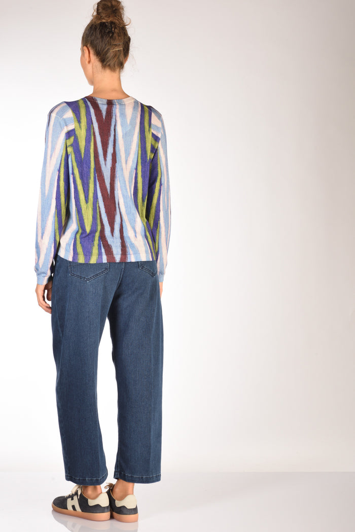 In Bed With You Maglia Stampata Multicolor Donna - 5
