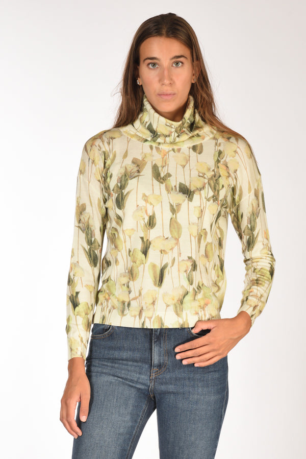 In Bed With You Maglia Stampata Bianco/verde Donna