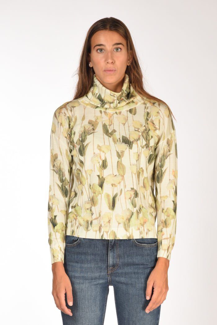 In Bed With You Maglia Stampata Bianco/verde Donna - 2