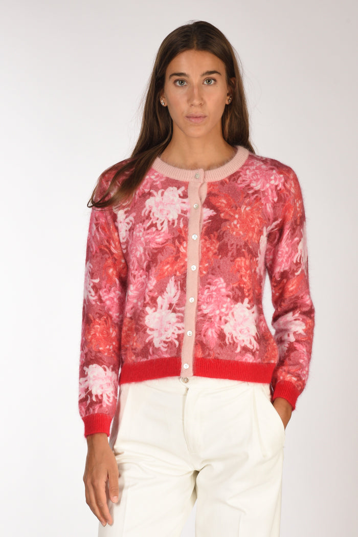 In Bed With You Maglia Stampata Rosa/multicolor Donna - 1