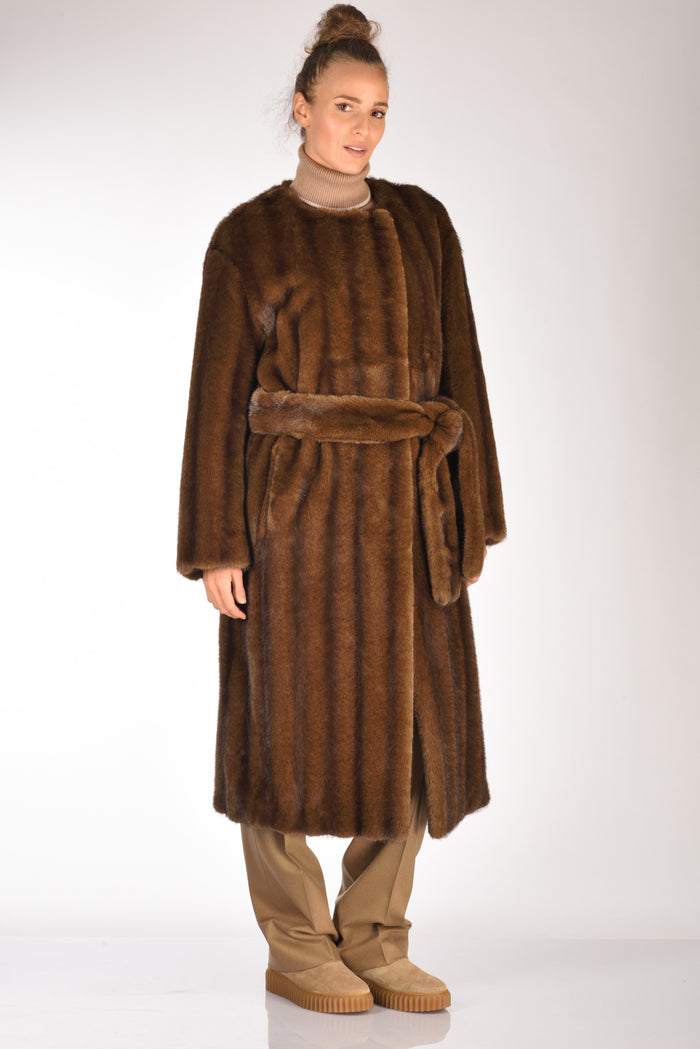 Stand Studio Cappotto Miranda Marrone Donna - 4