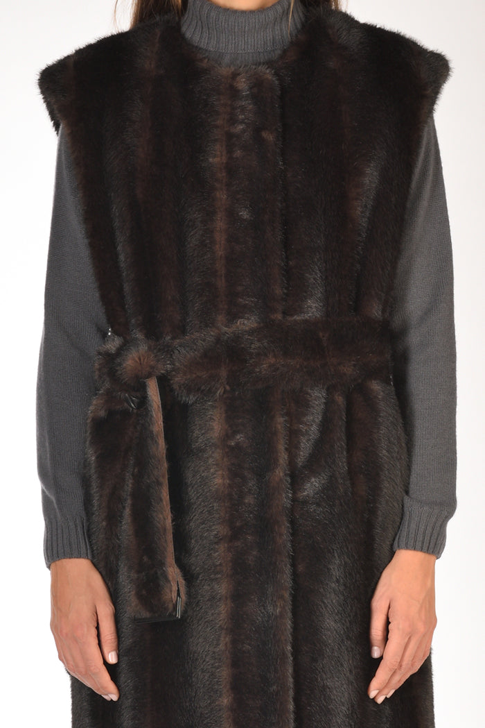 Stand Studio Cappotto Klara Marrone Scuro Donna - 3