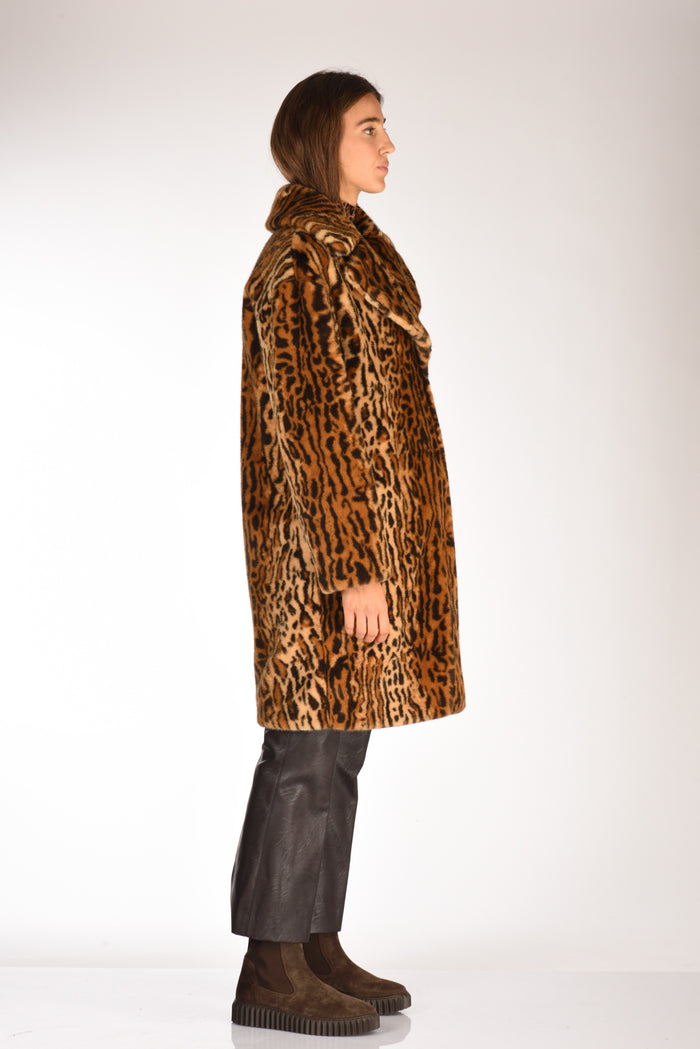 Stand Studio Cappotto Camille Beige/nero Donna - 4