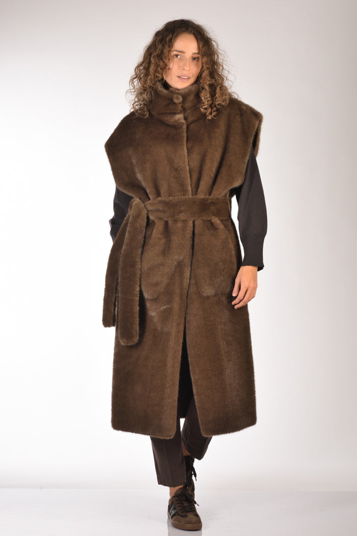 Stand Studio Cappotto Oaklynn Marrone Donna - 1