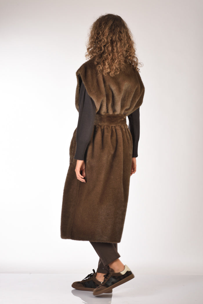 Stand Studio Cappotto Oaklynn Marrone Donna - 6