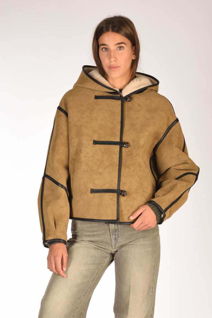 Stand Studio Giacca Fia Beige/nero Donna - 1
