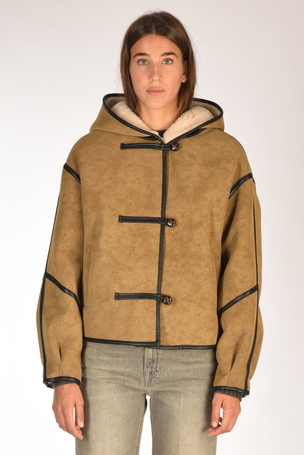 Stand Studio Giacca Fia Beige/nero Donna-2