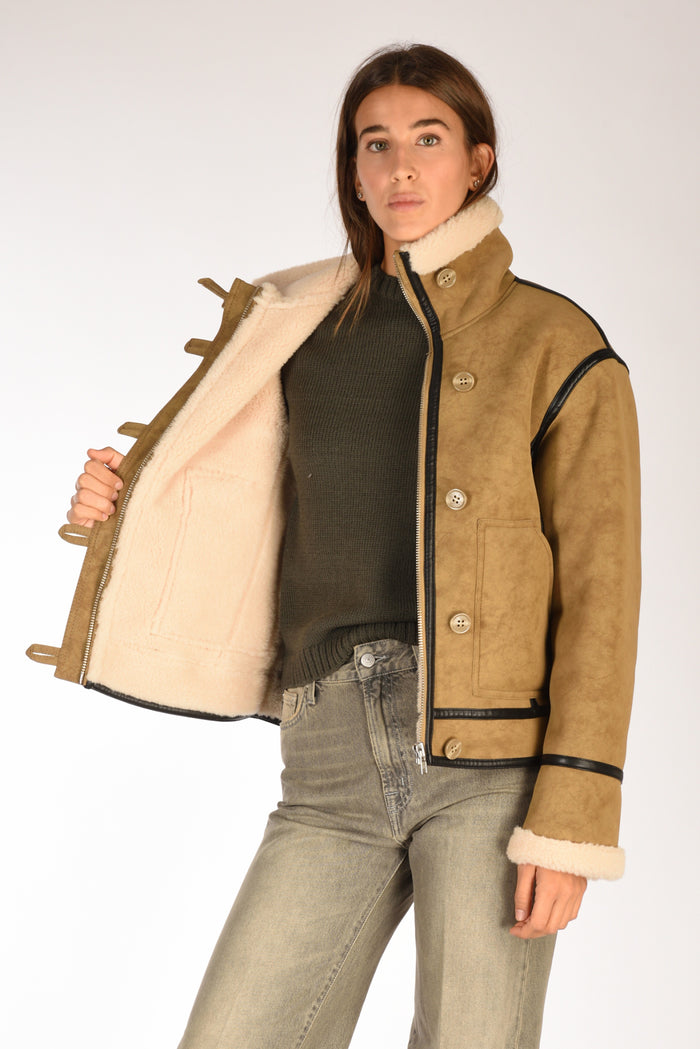 Stand Studio Giacca Dara Beige/nero Donna - 6