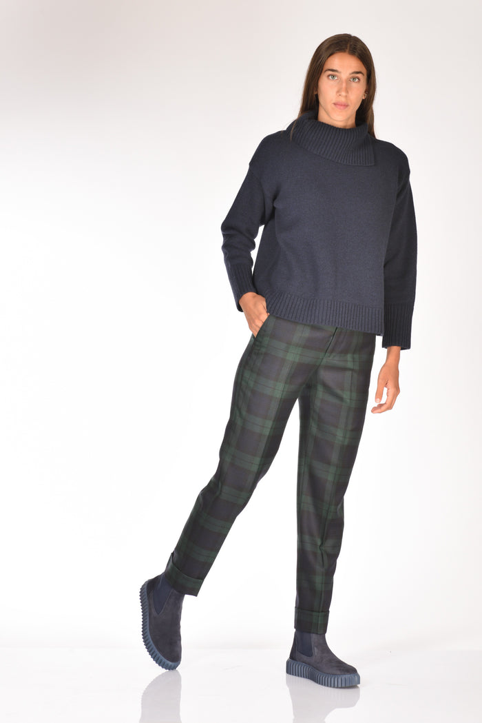 Berwich Pantalone Alice Verde/blu Donna - 2