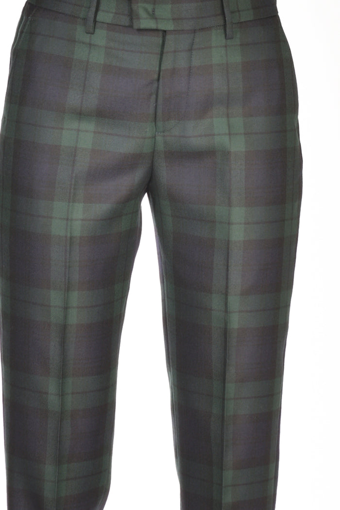 Berwich Pantalone Alice Verde/blu Donna - 4