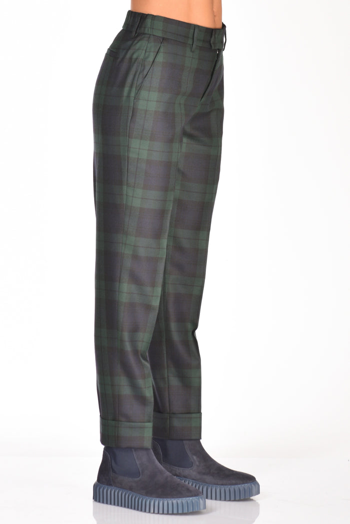 Berwich Pantalone Alice Verde/blu Donna - 5