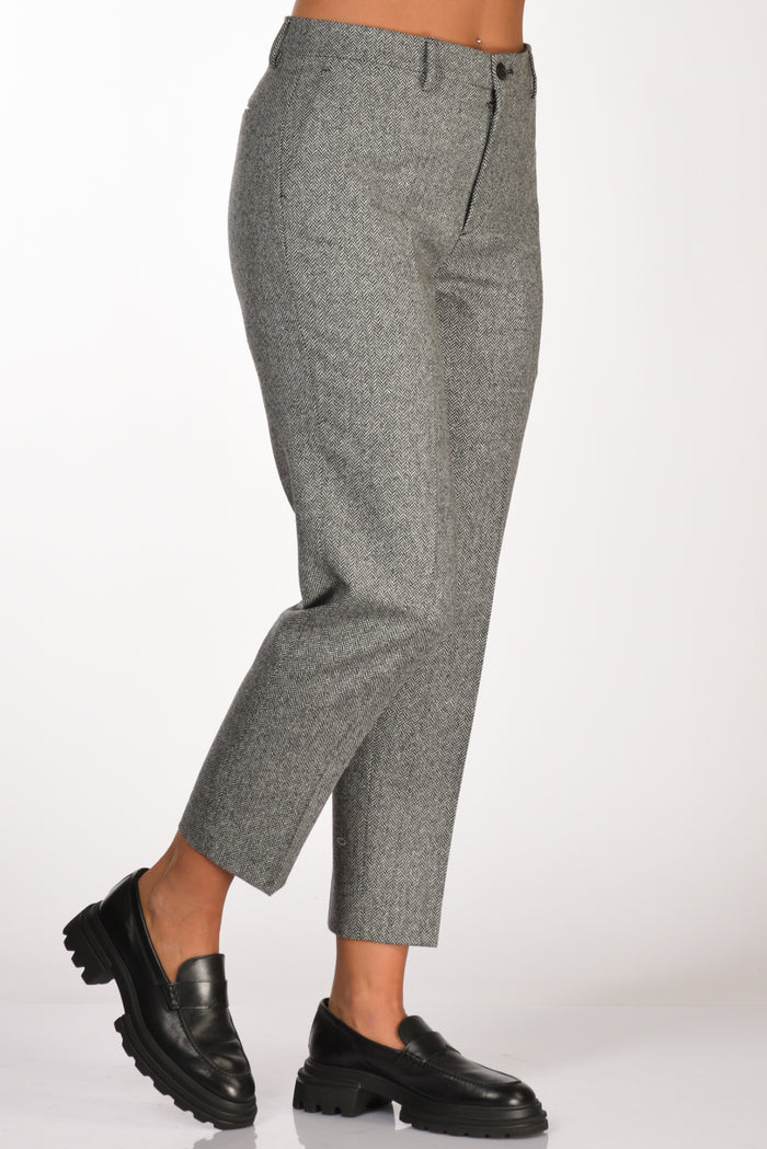 Berwich Pantalone Chicca Bianco/nero Donna - 1