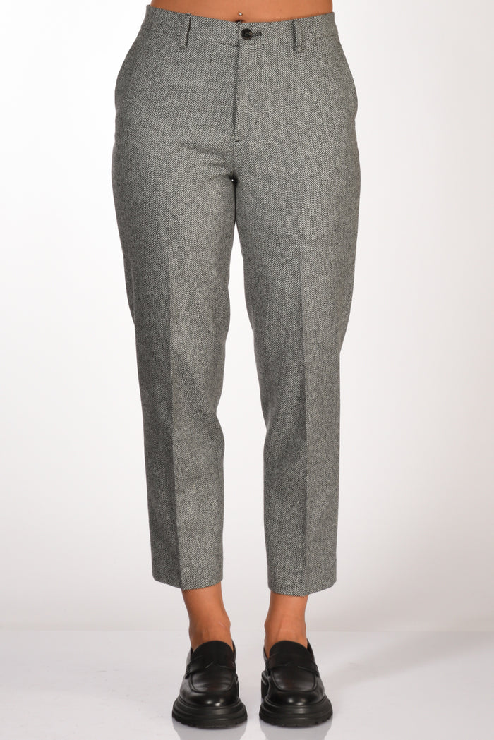 Berwich Pantalone Chicca Bianco/nero Donna - 3