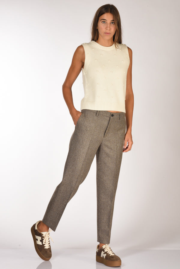 Berwich Pantalone Chicca Grigio Chiaro/grigio Scuro Donna-2