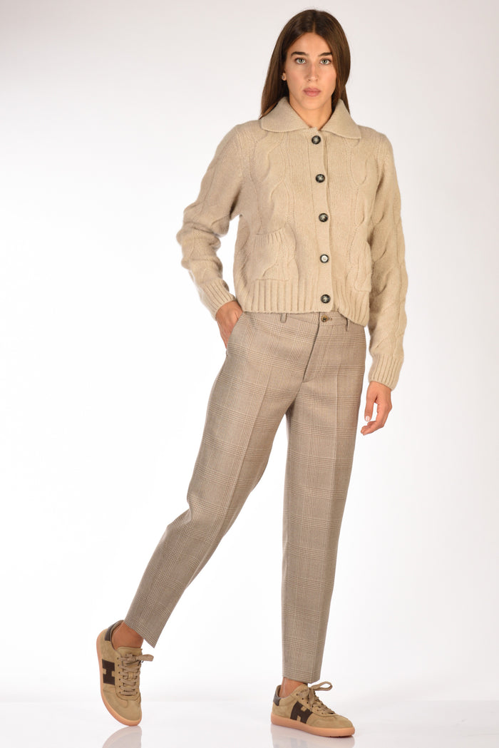 Berwich Pantalone Chicca Marrone/beige Donna - 2