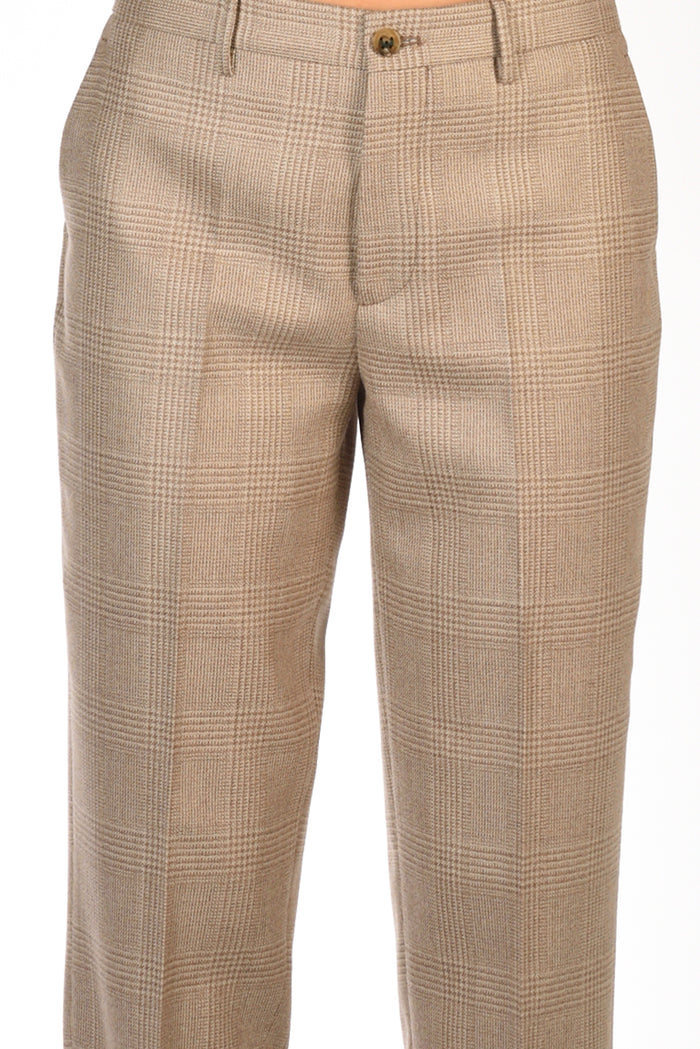 Berwich Pantalone Chicca Marrone/beige Donna - 4