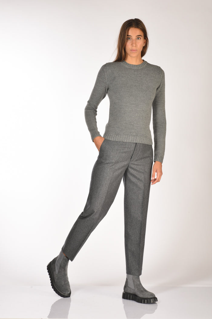 Berwich Pantalone Chicca Grigio Donna - 2