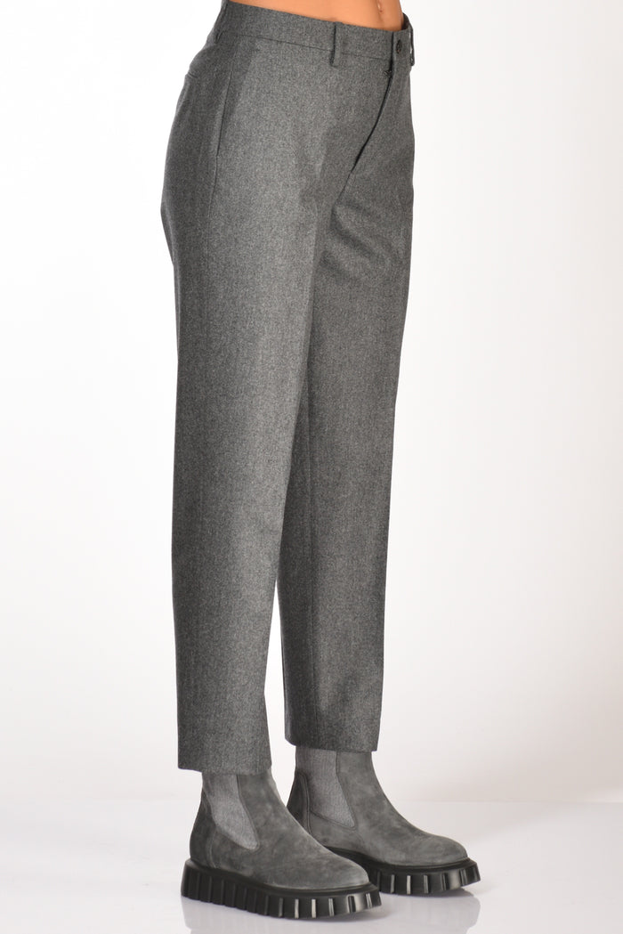 Berwich Pantalone Chicca Grigio Donna - 4