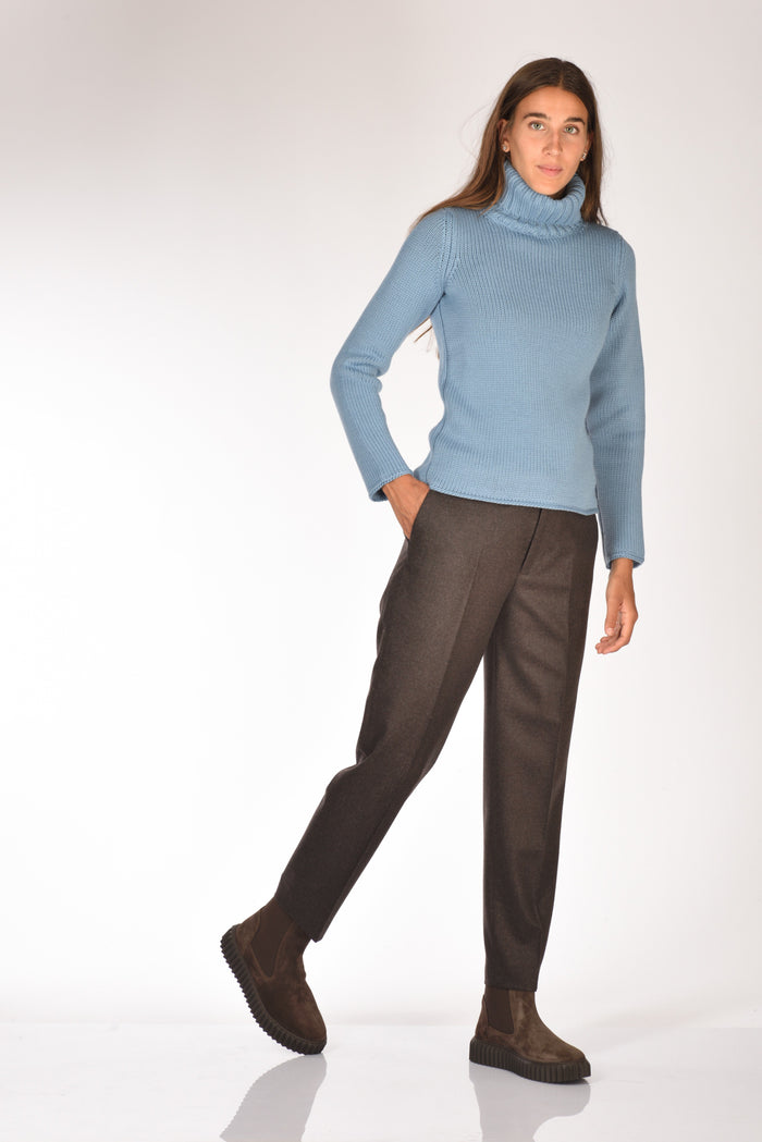 Berwich Pantalone Chicca Marrone Donna - 2
