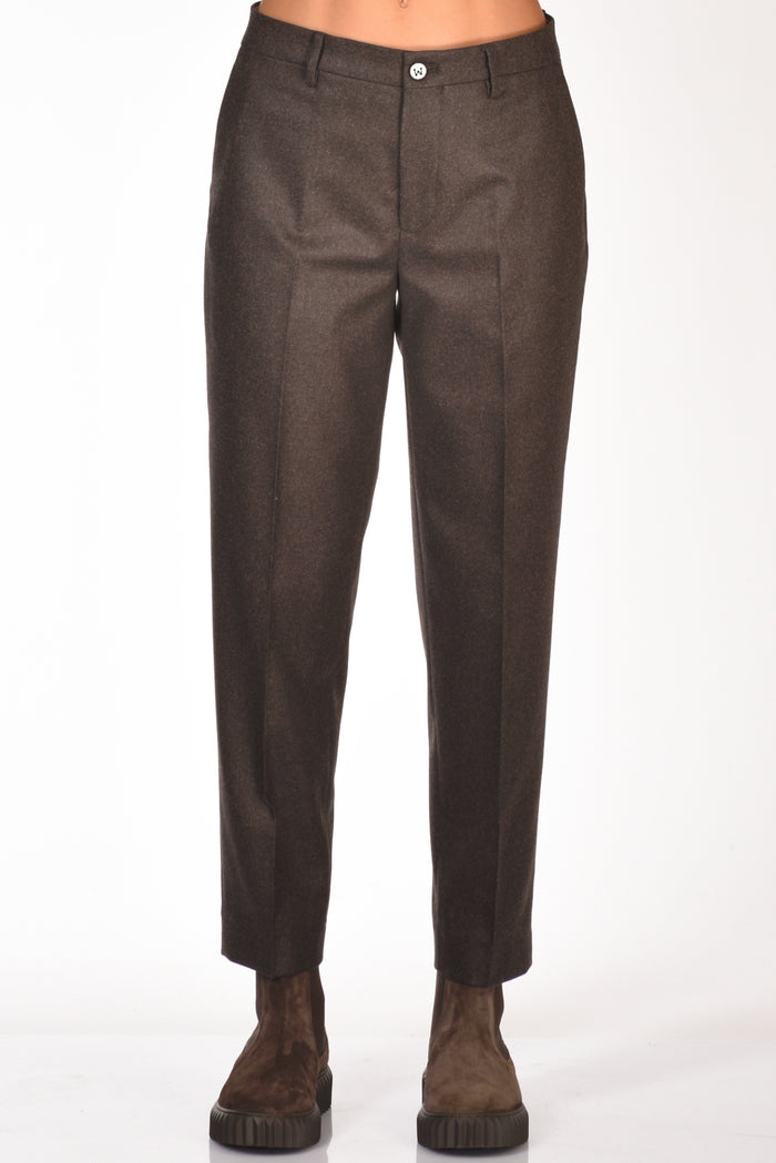 Berwich Pantalone Chicca Marrone Donna - 3