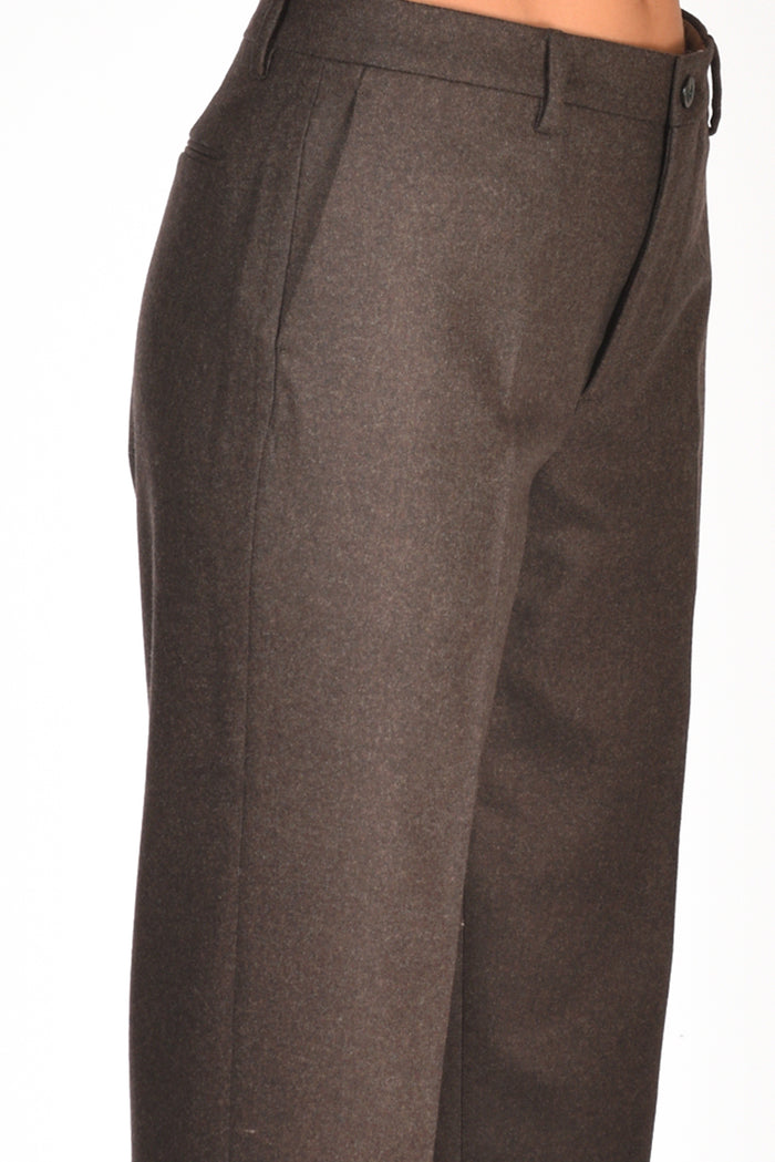 Berwich Pantalone Chicca Marrone Donna - 5