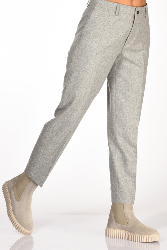 Berwich Pantalone Chicca Grigio Chiaro Donna - 1