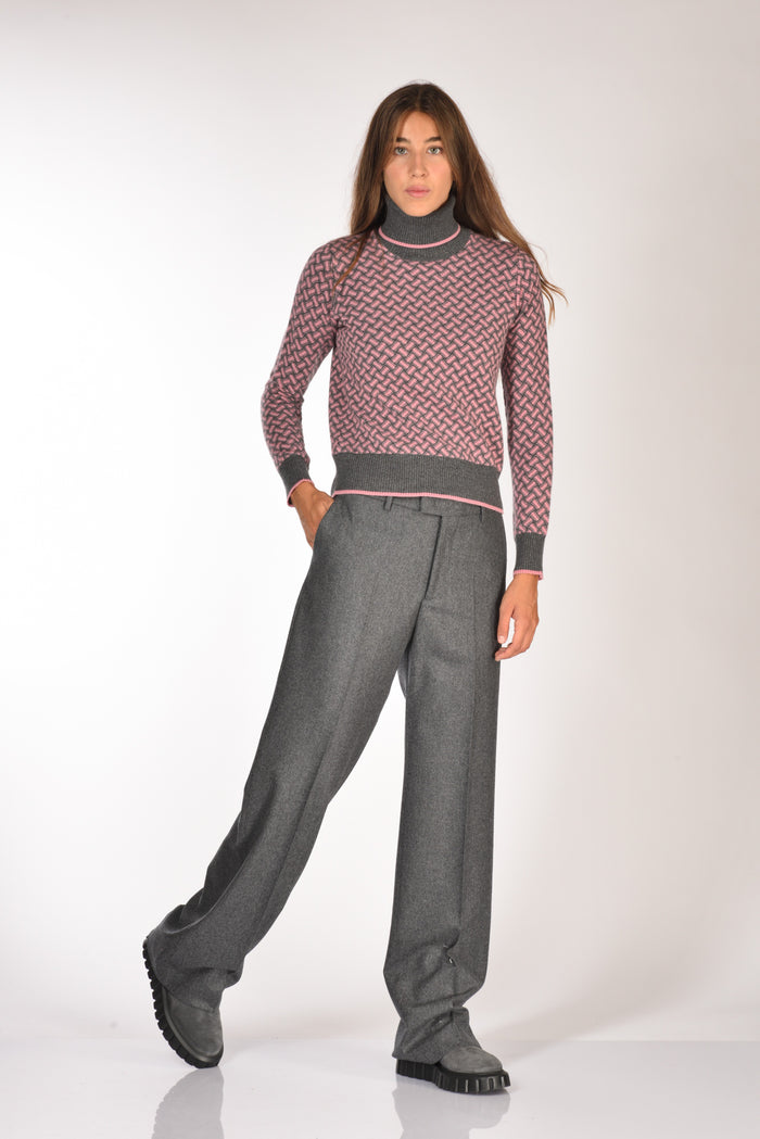 Berwich Pantalone Patrizia Grigio Donna - 2