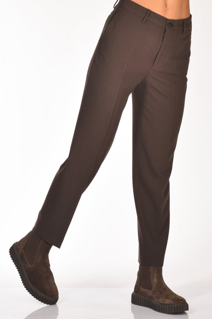 Berwich Pantalone Chicca Marrone Donna - 1