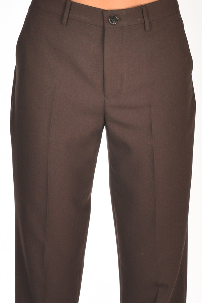 Berwich Pantalone Chicca Marrone Donna - 4